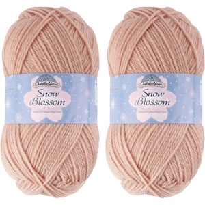 image:imageJubileeYarn Snow Blossom Yarn  DK Superwash Wool  Lavender  2 Skeins09 Salmon
