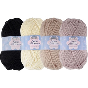 image:imageJubileeYarn Snow Blossom Yarn  DK Superwash Wool  Lavender  2 SkeinsShades of Grey