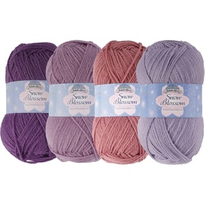 image:imageJubileeYarn Snow Blossom Yarn  DK Superwash Wool  Lavender  2 SkeinsShades of Purple