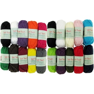 image:imageJubileeYarn Soft Touch Bamboo Rayon Yarn  100gSkein Fingering Acrylic Blend  Fair Skies  2 SkeinsAssortment 97