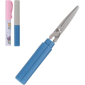 image:imageJubileeYarn TSA Compliant Mini Pen Portable Travel Safety Scissors  Light Blue  1 PairGarden Kitty  Dark Blue