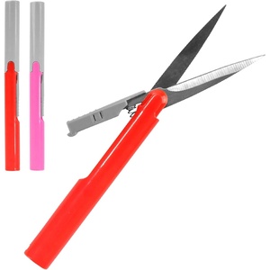 image:imageJubileeYarn TSA Compliant PenStyle Portable Travel Scissors  Purple amp Charcoal  1 Scissor EachPink  Red
