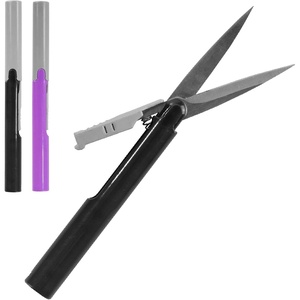 image:imageJubileeYarn TSA Compliant PenStyle Portable Travel Scissors  Purple amp Charcoal  1 Scissor EachPurple  Charcoal