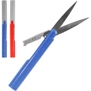 image:imageJubileeYarn TSA Compliant PenStyle Portable Travel Scissors  Purple amp Charcoal  1 Scissor EachRed  Deep Blue