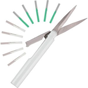 image:imageJubileeYarn TSA Compliant PenStyle Portable Travel Scissors  Red Pink amp Living Coral  1 Scissor EachGreen  Sage