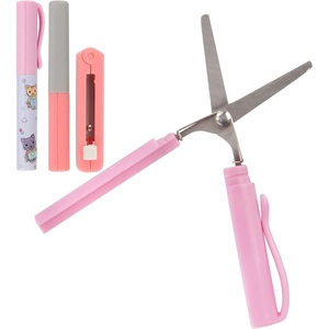 image:imageJubileeYarn TSA Compliant Portable Travel Safety Folding Scissors Set One Gold One Silver Two Thread Snips and a Fabric Measuring TapeAssortment G