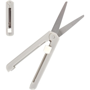 image:imageJubileeYarn TSA Compliant Push Open Folding Safety Scissors  Pink Dark Blue Grey  1 Unit EachGrey