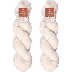 image:imageJubileeYarn Undyed Baby Soft Bamboo Cotton Yarn  100gHank  2 HanksWoolly Alpaca