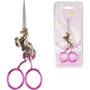 image:imageJubileeYarn Unicorn Embroidery Craft Stainless Steel Scissors  Silver  1 PairGradient