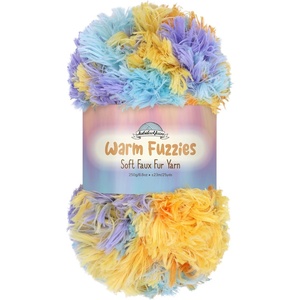 image:imageJubileeYarn Warm Fuzzies Soft Faux Fur Yarn  Polyester Bulky Weight  100gSkein  Dark Red  1 Skein16 Caribbean Beach