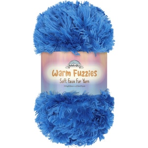 image:imageJubileeYarn Warm Fuzzies Soft Faux Fur Yarn  Polyester Bulky Weight  100gSkein  Dark Red  1 Skein22 Sapphire