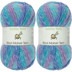 image:imageJubileeYarn Wool Mohair Yarn  100gSkein Ombr Worsted  Coffee and Cream  2 Skeins12 Easter Egg