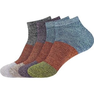 image:imageMens Bamboo Rayon Stripe Style Sports Superior Wicking Athletic Casual Ankle SocksAssortment 4a