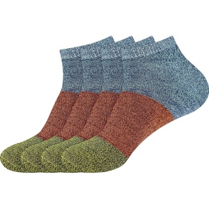 image:imageMens Bamboo Rayon Stripe Style Sports Superior Wicking Athletic Casual Ankle SocksBlue Red Green