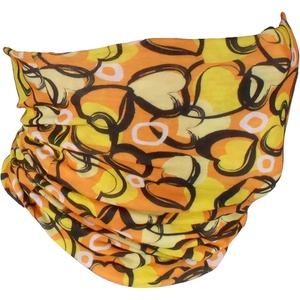 image:imageNeck Gaiter Face Mask Cover Scarf Bandana Balaclava  MultiFunctional Headwear  Mens and Womens16  Orange Hearts