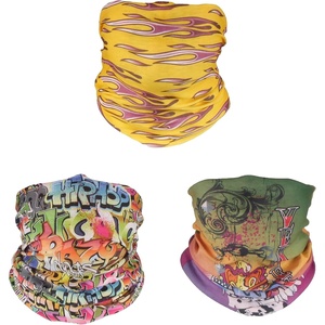 image:imageNeck Gaiter Face Mask Cover Scarf Bandana Balaclava  MultiFunctional Headwear  Mens and WomensStreet Pattern Assortment