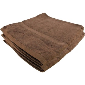 image:imageSuper Soft 70 Bamboo Rayon 30 Organic Cotton Bath Towel  535 GSM 2 Units EggplantCoffee