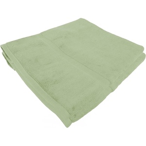 image:imageSuper Soft 70 Bamboo Rayon 30 Organic Cotton Bath Towel  535 GSM 2 Units EggplantSage Green