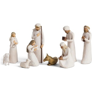 image:imageWillow Tree 6 Piece Sculpted HandPainted Nativity Starter Set  Designed by Artist Susan Lordi Build the Nativity Scene a Timeless Holiday Tradition to Display on Mantel or TabletopStarter Wisemen