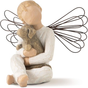 image:imageWillow Tree Angel of Comfort Sculpted HandPainted Figure  Offering Comfort Healing Love and Caring Cast from a Susan Lordi Original Carving Keepsake with Enclosure CardModern