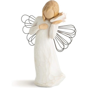 image:imageWillow Tree Angel of the Kitchen Figure HandPainted Shelf Decor  HandPainted Angel Figurine Celebrating Friendship Nature and Everyday Blessings Sculpted by Artist Susan LordiAngel of The Kitchen