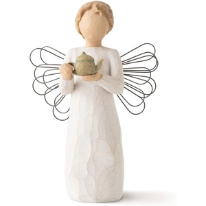 image:imageWillow Tree Angel of the Kitchen Figure HandPainted Shelf Decor  HandPainted Angel Figurine Celebrating Friendship Nature and Everyday Blessings Sculpted by Artist Susan LordiAngel of The Garden