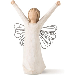 image:imageWillow Tree Bright Star Angel Sculpted HandPainted Figure  Symbol of Protection Guidance and Comfort Cast from a Susan Lordi Original Carving Keepsake with Enclosure CardSweetheart Angel