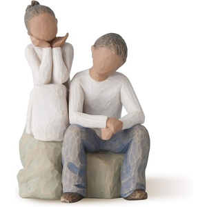image:imageWillow Tree Brother and Sister Sculpted HandPainted Figure  Cast from a Susan Lordi Original Carving Celebrates Close Bonds Meaningful Relationships Thoughtful Keepsake Gift IdeaMy sister