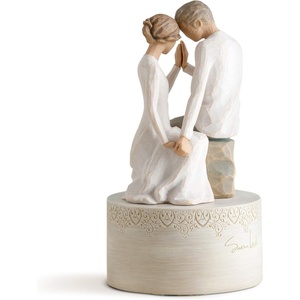 image:imageWillow Tree Close to Me Sculpted HandPainted Musical Figure  Plays a Melody Designed by Artist Susan Lordi Sentiment on Enclosure Card Ready to Display on Shelf or TableClose to me