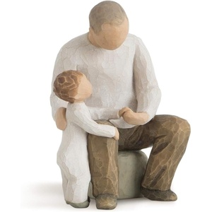 image:imageWillow Tree Grandfather Sculpted HandPainted Figure  Cast from a Susan Lordi Original Carving Gift Expressing Love and Caring Includes Enclosure Card Display on MantelGrandfather