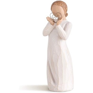image:imageWillow Tree Heart and Soul Sculpted HandPainted Figure  Cast from a Susan Lordi Original Carving Heartfelt Gift Expressing Love and Warmth Display on Shelf Table or MantelLots of Love