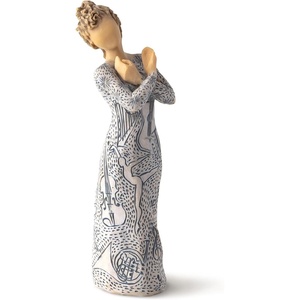 image:imageWillow Tree Hero Sculpted HandPainted Figure  Cast from a Susan Lordi Original Carving Meaningful Keepsake Gift for Loved Ones Display on Shelf Table or MantelMusic Speaks Lighter Skin