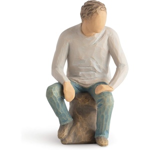 image:imageWillow Tree Hero Sculpted HandPainted Figure  Cast from a Susan Lordi Original Carving Meaningful Keepsake Gift for Loved Ones Display on Shelf Table or MantelMy Guy