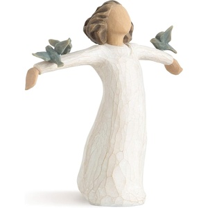 image:imageWillow Tree Hero Sculpted HandPainted Figure  Cast from a Susan Lordi Original Carving Meaningful Keepsake Gift for Loved Ones Display on Shelf Table or MantelHappiness