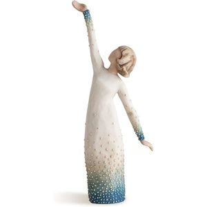 image:imageWillow Tree Hope Sculpted HandPainted Figure  Cast from a Susan Lordi Original Carving Inspirational Gift of Encouragement Strength Hope and ConfidenceShine