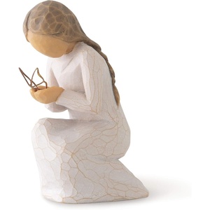 image:imageWillow Tree Hope Sculpted HandPainted Figure  Cast from a Susan Lordi Original Carving Inspirational Gift of Encouragement Strength Hope and ConfidenceQuiet Wonder