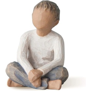 image:imageWillow Tree Imaginative Child Sculpted HandPainted FigureDarker Skin Tones  Hair Color
