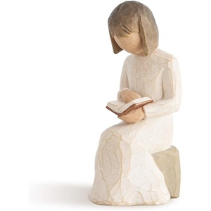 image:imageWillow Tree Just for You Angel Figure HandPainted Thank You Decor  HandPainted Angel Figurine Celebrating Friendship Nature and Everyday Blessings Sculpted by Artist Susan LordiModern
