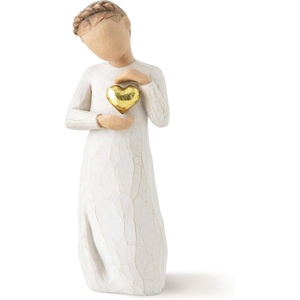 image:imageWillow Tree Keepsake Sculpted HandPainted Figure  Sentimental Gift for Loved Ones Cast from a Susan Lordi Original Carving Cast Resin Keepsake Packaged in Fitted Gift BoxGratitude Ornament