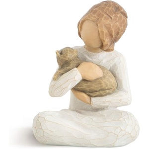 image:imageWillow Tree Kindness Girl Sculpted HandPainted Figure  Celebrates a Childs Spirit Family Grouping Keepsake Cast from a Susan Lordi Original Carving Includes Enclosure CardLighter Skin Tones  Hair Color