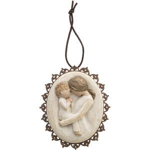 image:imageWillow Tree Kindness boy MetalEdged Ornament Sculpted HandPainted Bas ReliefTenderness