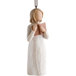 image:imageWillow Tree Love of Learning Ornament Sculpted HandPainted Figure  Sentimental Keepsake Gift for Loved Ones Cast from a Susan Lordi Original Carving Cast Resin Ready to HangNatural