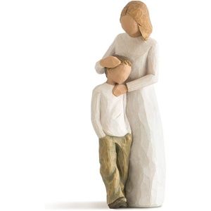 image:imageWillow Tree Mother and Son Sculpted HandPainted Figure  HandPainted Resin Figurine Sculpted by Artist Susan Lordi Celebrates Loving Family Relationships Family GroupingNatural