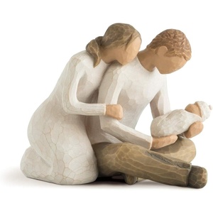 image:imageWillow Tree Our Gift Figure HandPainted Couple Newborn Shelf Decor  HandPainted Resin Figurine Sculpted by Artist Susan Lordi Celebrates Loving Family Relationships Family GroupingChild of My Heart