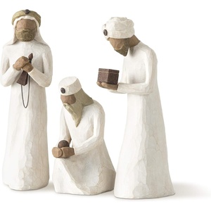 image:imageWillow Tree Peace on Earth Sculpted HandPainted Figure  Part of the Willow Tree Nativity Collection Designed by Artist Susan Lordi Heirloom Keepsake Display on Shelf or MantelMetal Star Backdrop