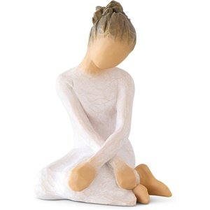 image:imageWillow Tree Quietly Sculpted HandPainted Figure  Cast from a Susan Lordi Original Carving Gift Offering Comfort Peace Support and Inner Strength Includes Enclosure CardSerenity