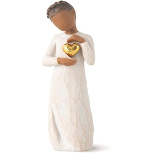 image:imageWillow Tree Remember Sculpted HandPainted Figure  Cast from a Susan Lordi Original Carving Meaningful Keepsake Gift for Loved Ones and Lifes MilestonesKeepsake darker skin