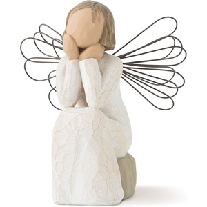image:imageWillow Tree Sign for Love Angel Sculpted HandPainted Figure  Offering Comfort Healing Love and Caring Cast from a Susan Lordi Original Carving Keepsake with Enclosure Cardwith Sympathy