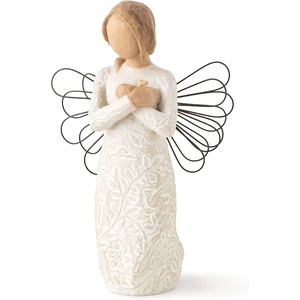 image:imageWillow Tree Sign for Love Angel Sculpted HandPainted Figure  Offering Comfort Healing Love and Caring Cast from a Susan Lordi Original Carving Keepsake with Enclosure CardWishing