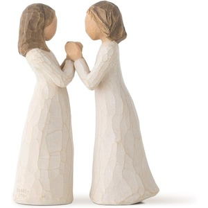 image:imageWillow Tree Sisters by Heart Sculpted HandPainted Figure  Interlocking Hands Celebrates Womens Friendship Cast from a Susan Lordi Original Carving Includes Enclosure Card